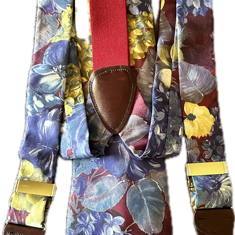 Fairchild Floral Patterned Suspenders
